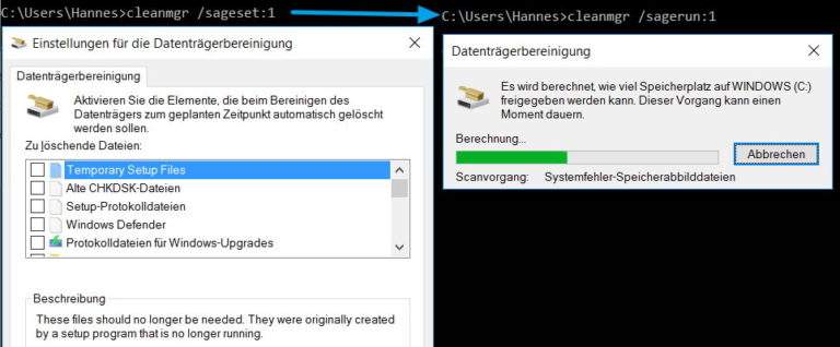 Windows Datenträgerbereinigung automatisieren • IT-Stack.de