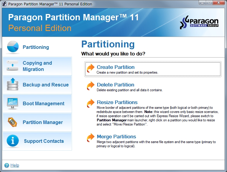 paragon partition manager free