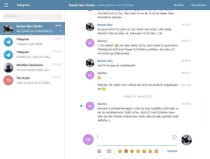 Das Bild zeigt den Telegram Messenger in seiner vollen Pracht